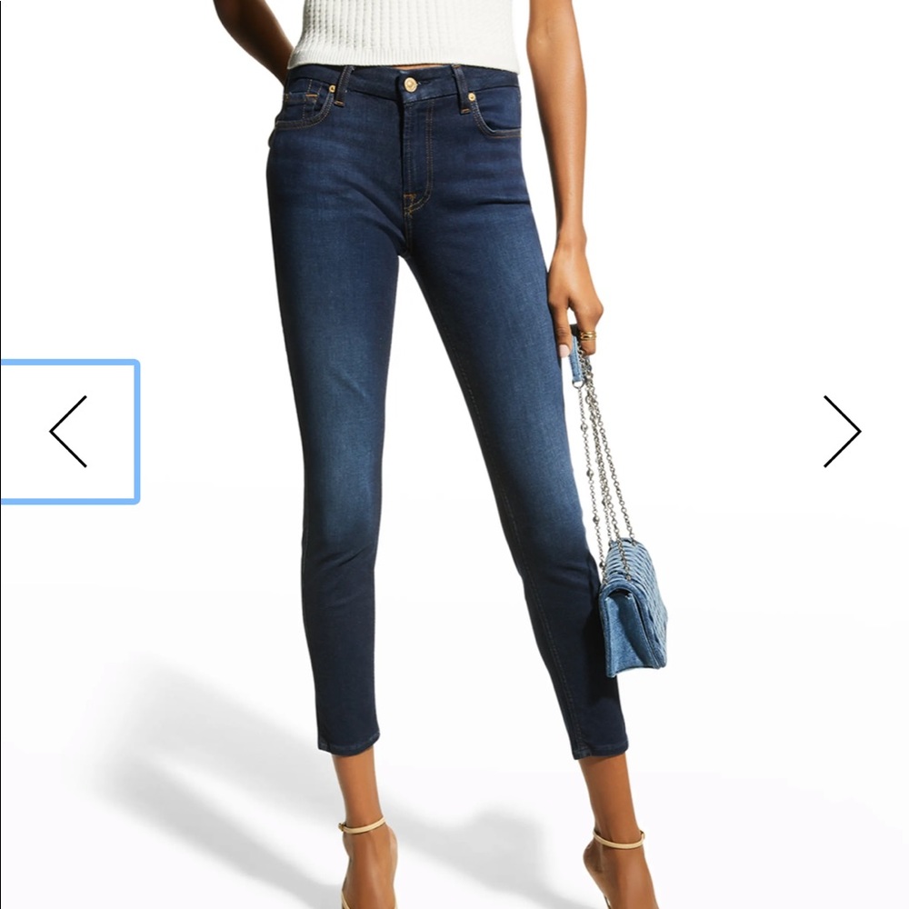 7FAM Indigo Crop Skinny